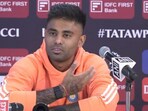 Suryakumar Yadav addresses a press conference ahead of India's 1st T20I vs Australia Suryakumar Yadav addresses a press conference ahead of India's 1st T20I vs Australia