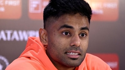India captain Suryakumar Yadav addresses a press conference on the eve of their first Twenty20 international cricket match against Australia at the Y.S. Rajasekhara Reddy Stadium (AFP) India captain Suryakumar Yadav addresses a press conference on the eve of their first Twenty20 international cricket match against Australia at the Y.S. Rajasekhara Reddy Stadium (AFP)