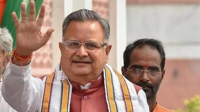 Former Chhattisgarh chief minister Raman Singh. (File Photo) (HT_PRINT)