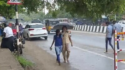 Parts of Tamil Nadu witnessed heavy rainfall on Wednesday. (ANI) Parts of Tamil Nadu witnessed heavy rainfall on Wednesday. (ANI)