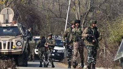 The area where the encounter is ongoing is a dense forest on a treacherous mountain. (PTI) The area where the encounter is ongoing is a dense forest on a treacherous mountain. (PTI)