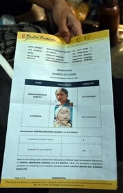 Sunita Gangadhar Gajengi, resident of Prabhadevi, alleged that her newborn was swapped at Nowrosjee Wadia Maternity Hospital. (Photo - Raju Shinde ) Sunita Gangadhar Gajengi, resident of Prabhadevi, alleged that her newborn was swapped at Nowrosjee Wadia Maternity Hospital. (Photo - Raju Shinde )