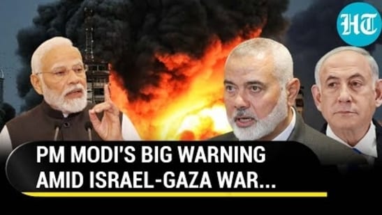 PM MODI'S BIG WARNING AMID ISRAEL-GAZA WAR...