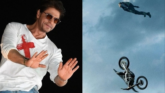 Shah Rukh Khan reacted to a question about Tom Cruise and Mission Impossible 7.