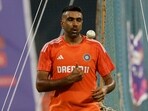  India's Ravichandran Ashwin during practice 