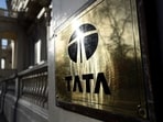 A Tata sign is seen.