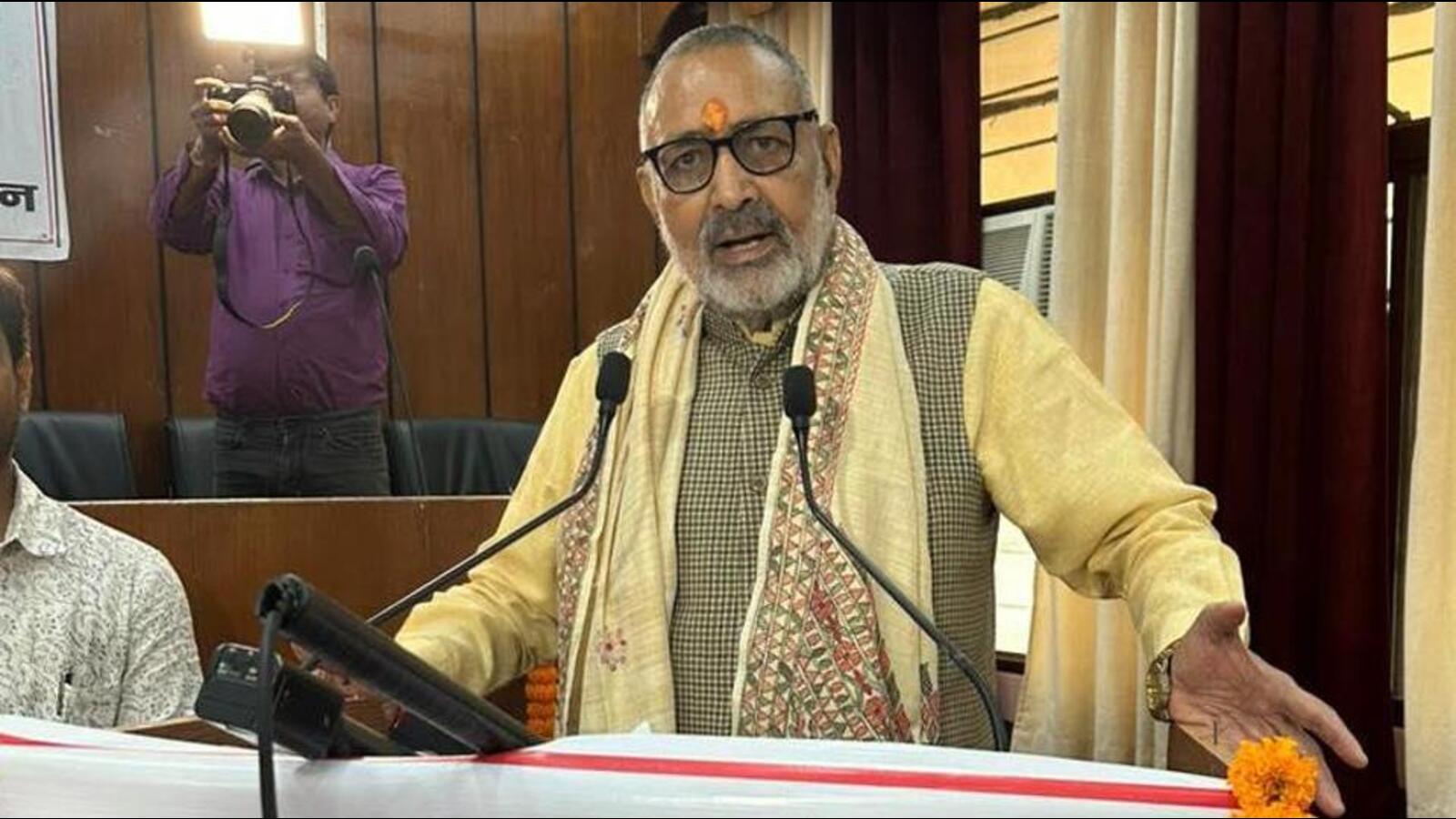 Union minister Giriraj Singh writes to Bihar CM urging for ban on halal products - Vimarsana News