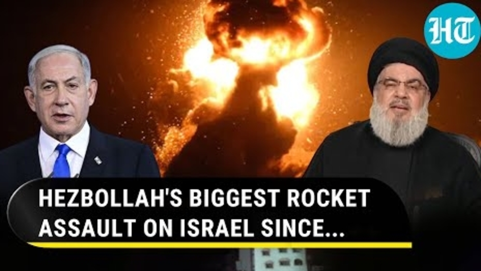 Hezbollah's Biggest Attack On Israel Since Oct 7; Rocket Barrage Shakes ...
