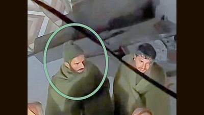 A video grab of LeT terrorist Quari who was gunned down in Rajouri on Thursday. (HT Photo) A video grab of LeT terrorist Quari who was gunned down in Rajouri on Thursday. (HT Photo)
