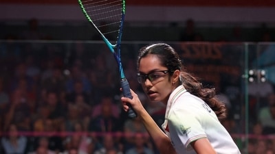 15-year-old Anahat Singh in action. 15-year-old Anahat Singh in action.