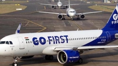 Go first airlines (Representative Photo) Go first airlines (Representative Photo)
