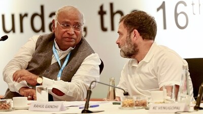 Congress President Mallikarjun Kharge and Rahul Gandhi. (ANI file) Congress President Mallikarjun Kharge and Rahul Gandhi. (ANI file)