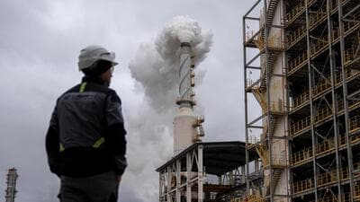 The Atyrau Oil Refinery owned by Kazakhstan's state energy company KazMunayGas in the city of Atyrau, Kazakhstan. (REUTERS) The Atyrau Oil Refinery owned by Kazakhstan's state energy company KazMunayGas in the city of Atyrau, Kazakhstan. (REUTERS)