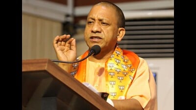 The Prime Minister worked for all round development of the nation and India had set an example for the world with PM Modi at the helm of affairs, Yogi said. (HT file)