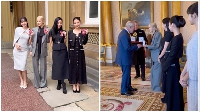 BLACKPINK was honoured by King Charles at Buckingham Palace. BLACKPINK was honoured by King Charles at Buckingham Palace.