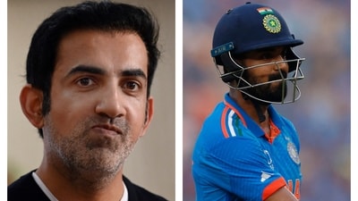 Gautam Gambhir and KL Rahul Gautam Gambhir and KL Rahul
