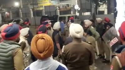 A clash erupted between Nihang Singhs and Police officials at a Gurudwara Akal Bunga in Kapurthala.
