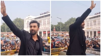 Videos shared by fan pages show how Ranbir Kapoor and Bobby Deol made it to the venue amid a sea of fans. Ranbir also greeted fans as they surrounded his car outside the venue for the Animal trailer launch event. Videos shared by fan pages show how Ranbir Kapoor and Bobby Deol made it to the venue amid a sea of fans. Ranbir also greeted fans as they surrounded his car outside the venue for the Animal trailer launch event.