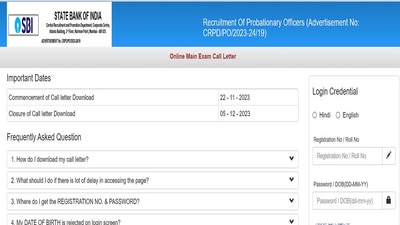 SBI PO Mains Admit Card 2023 released at sbi.co.in, download link here SBI PO Mains Admit Card 2023 released at sbi.co.in, download link here