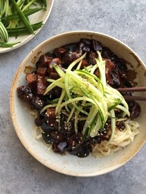 Black bean sauce is a savory and rich condiment commonly used in Asian cuisine. Made from fermented black soybeans, garlic, and other seasonings, it adds depth and umami flavor to stir-fries, noodles, and various dishes. (Pinterest)