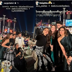 Nargis shared pictures on Instagram. Nargis shared pictures on Instagram.