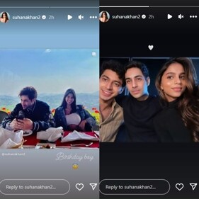 Suhana shared pictures with Agastya. Suhana shared pictures with Agastya.