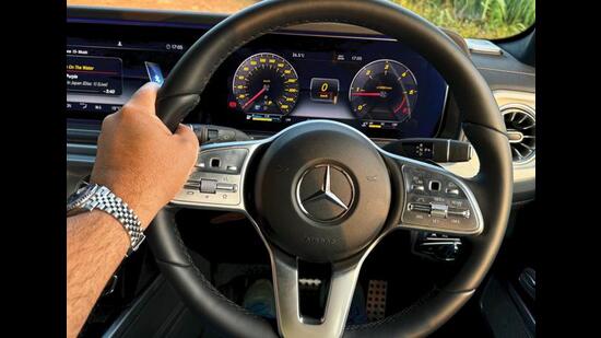 It’s quite a hike to the high driver’s seat (there’s no footrest), but you feel like you’re on the top of the world.