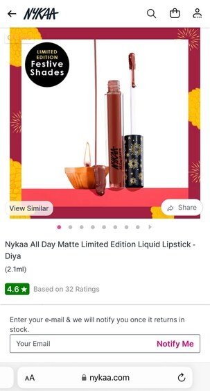 The Nykaa Pink Friday sale is on till November 27. The Nykaa Pink Friday sale is on till November 27.