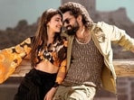Sreeleela and Vaisshnav Tej in a still from Aadikeshava