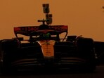 McLaren's Lando Norris during practice 