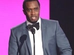 Sean Diddy Combs presents the award for best collaboration of the year at the American Music Awards in Los Angeles. Sean Diddy Combs presents the award for best collaboration of the year at the American Music Awards in Los Angeles.