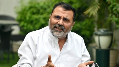 BJP MP Nishikant Dubey (PTI) BJP MP Nishikant Dubey (PTI)