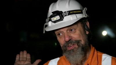 President of the International Tunnelling and Underground Space Association, Australian independent disaster investigator, Arnold Dix speaks to the media at the site of collapsed under-construction Silkyara tunnel in the Uttarkashi district. (AFP)