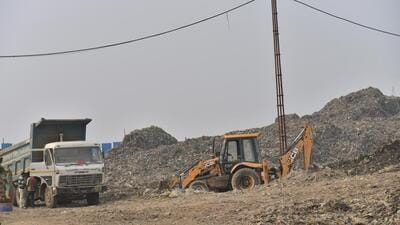 Mayor Dayal, however, said she still maintains that it was solid waste, and not RDF, which the trucks were ferrying. (Sakib Ali/HT Photo)