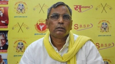 Om Prakash Rajbhar (HT Photo) Om Prakash Rajbhar (HT Photo)