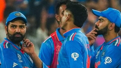 India's Rohit Sharma, Virat Kohli and other players during the ICC Men's Cricket World Cup 2023 final match between India and Australia (PTI) India's Rohit Sharma, Virat Kohli and other players during the ICC Men's Cricket World Cup 2023 final match between India and Australia (PTI)
