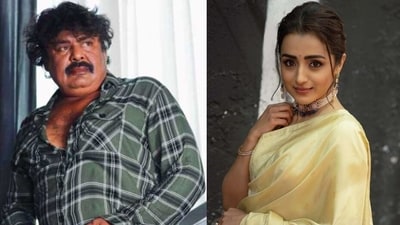 Trisha responded to Mansoor Ali Khan's apology in kind (X) Trisha responded to Mansoor Ali Khan's apology in kind (X)