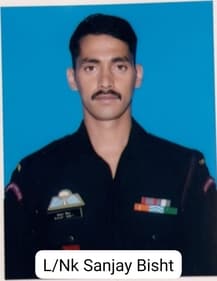 Lance Naik Sanjay Bist of Halli Padli area of Nainital.