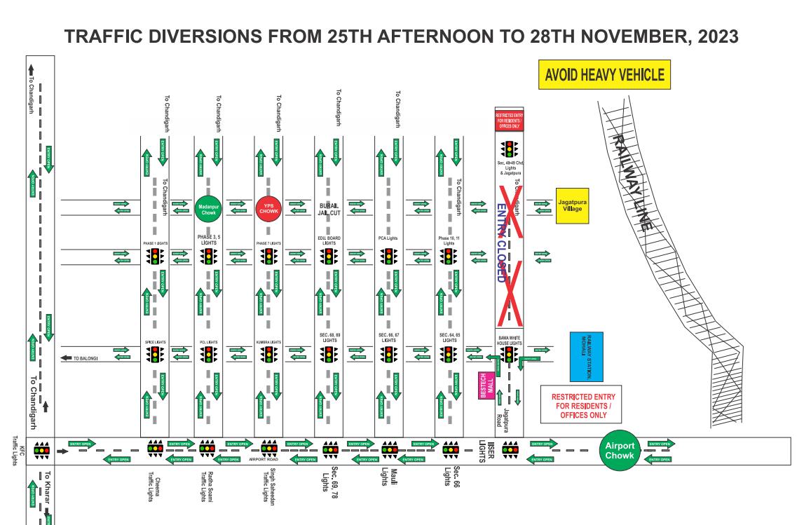 Commuters have also been advised to avoid movement of heavy vehicles on city roads during these days. (HT)
