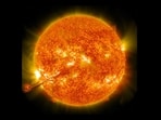 NASA has shared an image capturing the sun in the midst of a solar flare (Credit: NASA/GSFC/SDO via nasa/Instagram) NASA has shared an image capturing the sun in the midst of a solar flare (Credit: NASA/GSFC/SDO via nasa/Instagram)