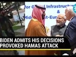 Biden on Hamas' motive Biden on Hamas' motive