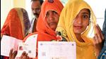 Voters stand in a queue to cast their vote for the Rajasthan Assembly elections in Ajmer on Saturday. (ANI)