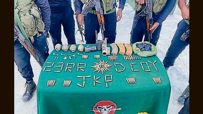 A case under the Arms Act and the Explosive Substance Act has been registered at the Banihal police station (Photo:X)