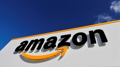 FILE PHOTO: The logo of Amazon is seen at the company's logistics centre in Boves, France, October 6, 2021 REUTERS/Pascal Rossignol/File Photo (REUTERS)