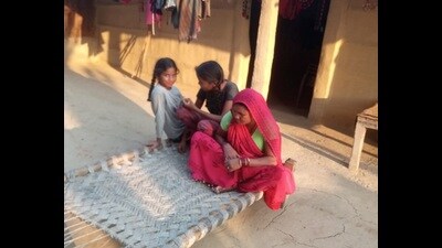 Manjeet Chauhan’s family (HT Photo) Manjeet Chauhan’s family (HT Photo)