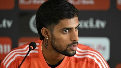 Tilak Varma during the pre-match press conference ahead of 2nd T20I vs Australia (PTI) Tilak Varma during the pre-match press conference ahead of 2nd T20I vs Australia (PTI)