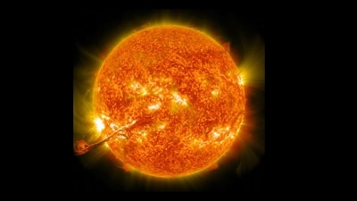 NASA has shared an image capturing the sun in the midst of a solar flare (Credit: NASA/GSFC/SDO via nasa/Instagram) NASA has shared an image capturing the sun in the midst of a solar flare (Credit: NASA/GSFC/SDO via nasa/Instagram)