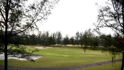 Navi Mumbai, India - April 11, 2023: ₹110 cr 18-hole Golf Course conforming to international standards constructed by CIDCO at Kharghar in Navi Mumbai, India, on Tuesday, April 11, 2023. (Photo by Bachchan Kumar/ HT PHOTO) (HT PHOTO) Navi Mumbai, India - April 11, 2023: ₹110 cr 18-hole Golf Course conforming to international standards constructed by CIDCO at Kharghar in Navi Mumbai, India, on Tuesday, April 11, 2023. (Photo by Bachchan Kumar/ HT PHOTO) (HT PHOTO)