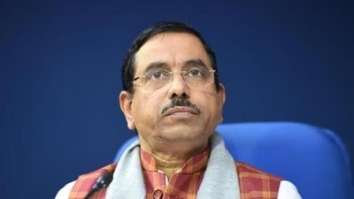 Union minister Pralhad Joshi (HT File) Union minister Pralhad Joshi (HT File)