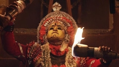 A still from Rishab Shetty's Kannada film Kantara.